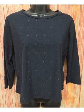 Armani Jeans Womens Raglan-Sleeve Blouse Size 44